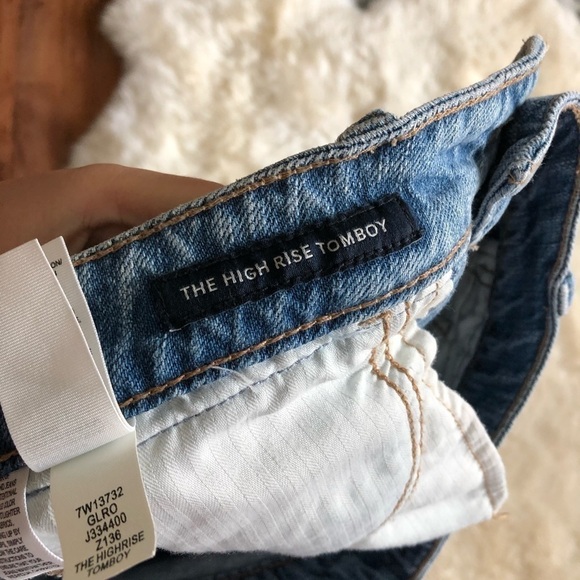 Lucky Brand The High Rise Tomboy Raw Hem Jeans 32 - Picture 6 of 10